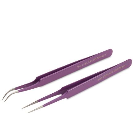 Lash Emp Tweezer Set - Purple